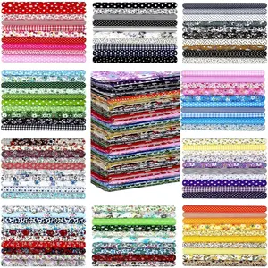 110 Pcs 10 x 10 Inches Cotton Bundle Squares Pre Cut Patchwork Quilting Sewing Floral Printed Bundles for DIY Sewing Beginners