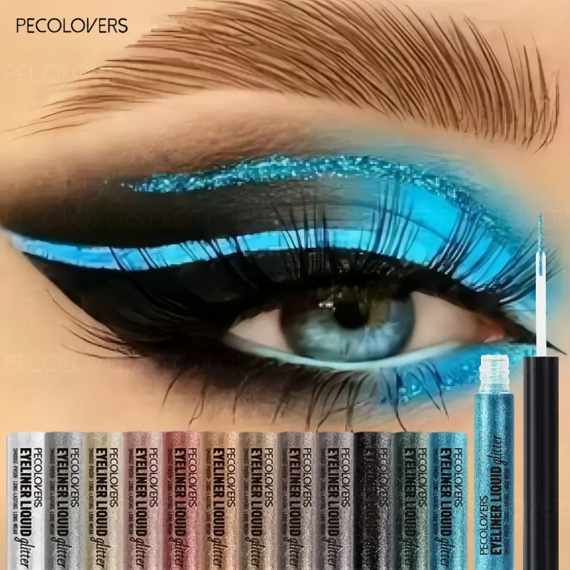 Liquid Eyeshadow , Shimmering Pearl Liquid Eyeshadow，Water-Based Glitter Shimmer, Perfect for Eye Highlights, Liquid Eyeshadow for Stage Makeup
