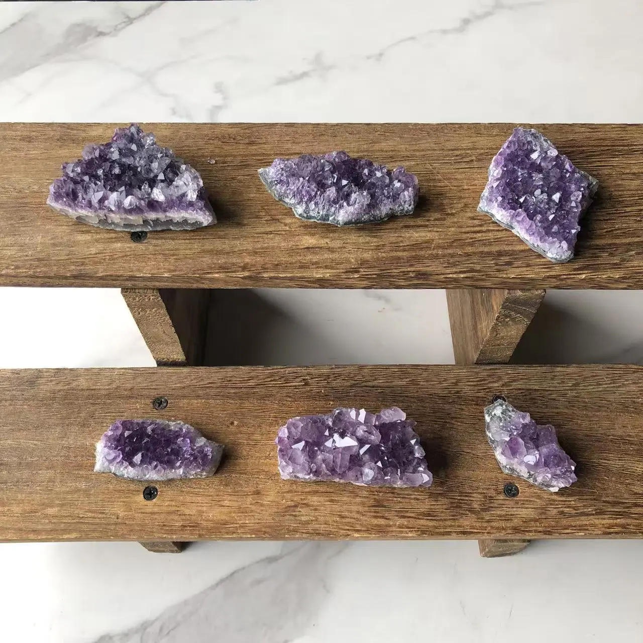 Natural Crystal Amethyst Cluster Collection