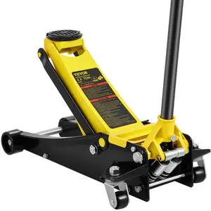 【fathersdaygift】VEVOR Floor Jack,2.5 Ton Low Profile Floor JackHeavy-duty Steel Racing Floor Jack with Dual Pistons Quick Lift PumpFloor Jack Lifting Range 3.64"-19.49"
