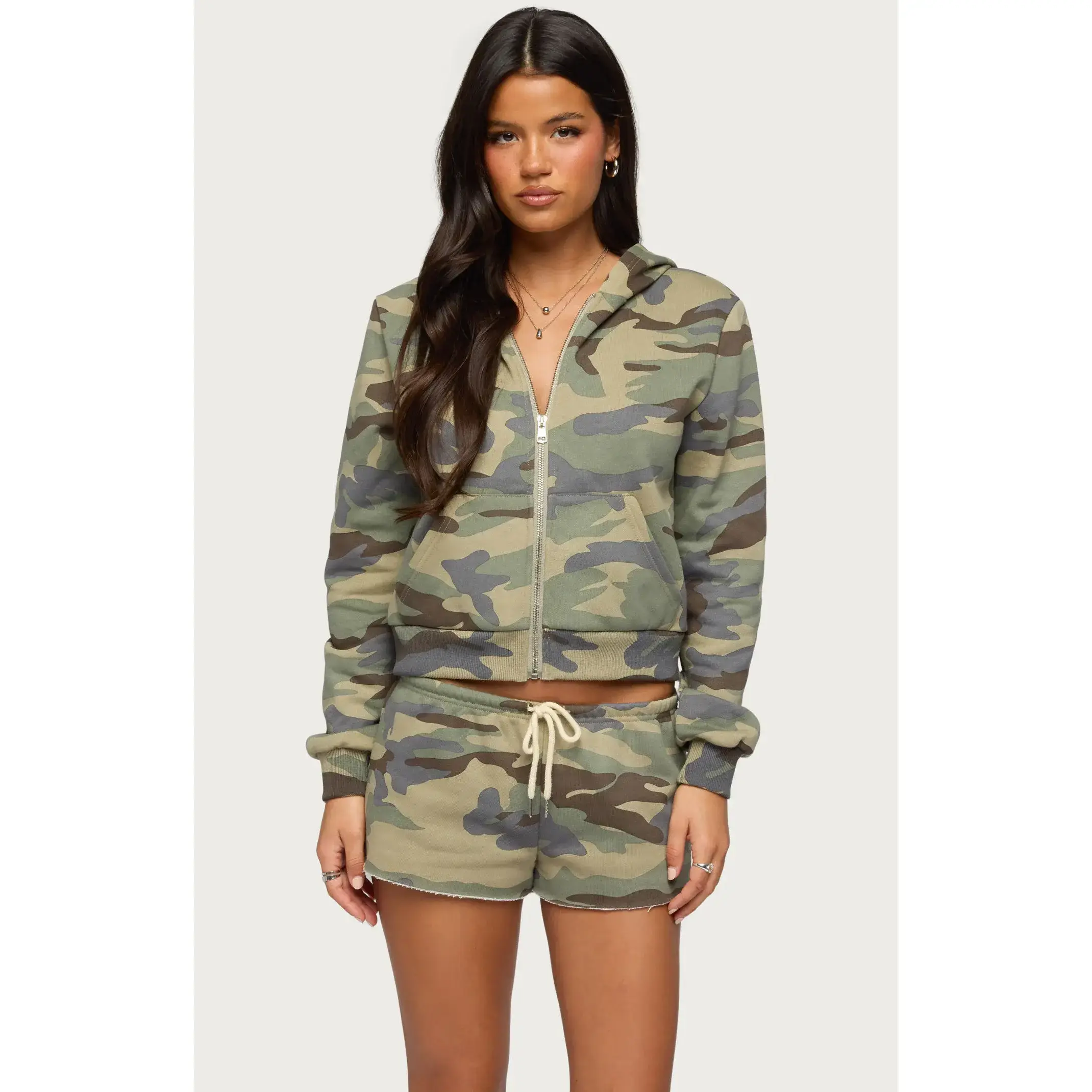 Edikted Women's Lynette Zip Up Hoodie