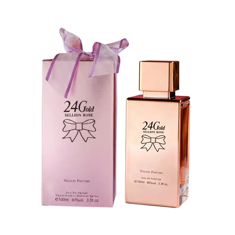 Sellion 24Gold Single Women's Eau De Parfum (EDP) - 3.3 fl oz/100ML Oriental Elegant Floral Irresistible Fragrance, Long-Lasting Daily Spray for Adults