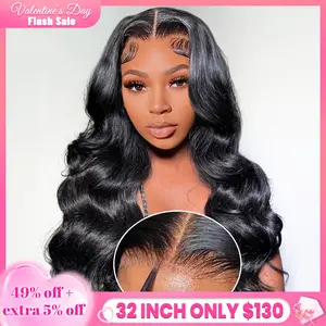 Bling Hair 9x6 7x5 6x4 5x5 HD Lace Easy Wear and Go Body Wave Glueless Human Hair Wigs Pre Plucked Pre Cut Transparent Lace Closure Wigs for Beginners 180% Density Water Wave Lace Front Wigs for Black Women #TikTokShopBlackFriday