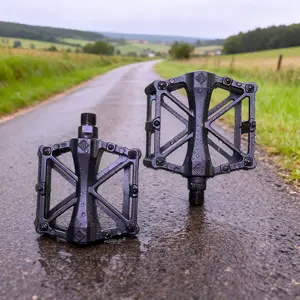 Universal Aluminum Alloy Bicycle Pedals, Mountain Bike Road Bike Pedals, Cycling Bearing Ball Pedal Plates, Riding Bicycle Accessories, 2 Pairs, Ebike