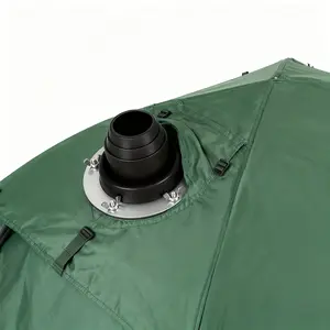 Outdoor Chimney Tent Silicone Camping Tent Easy Assembly and Disassembly Suitable for Outdoor Fireplaces, Durable & Portable Design Easy Setup Tents