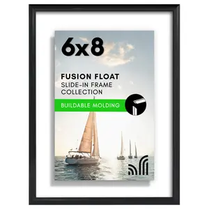 Snap Floating Frame Without Mat Safety Glass - Americanflat