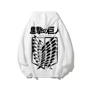 Attack on Titan Levi Survey Corps Wings of Freedom Hoodie Unisex Anime Streetwear Warm Winter Sweatshirt Couple Gift