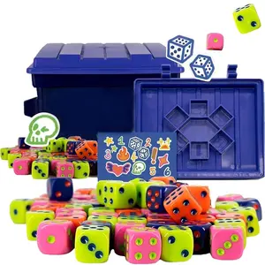 Fast-Paced Dice Battle: 2-6 Players Family Game Night Essential | 5-10 Min Quick Play Party Game with Complete Set