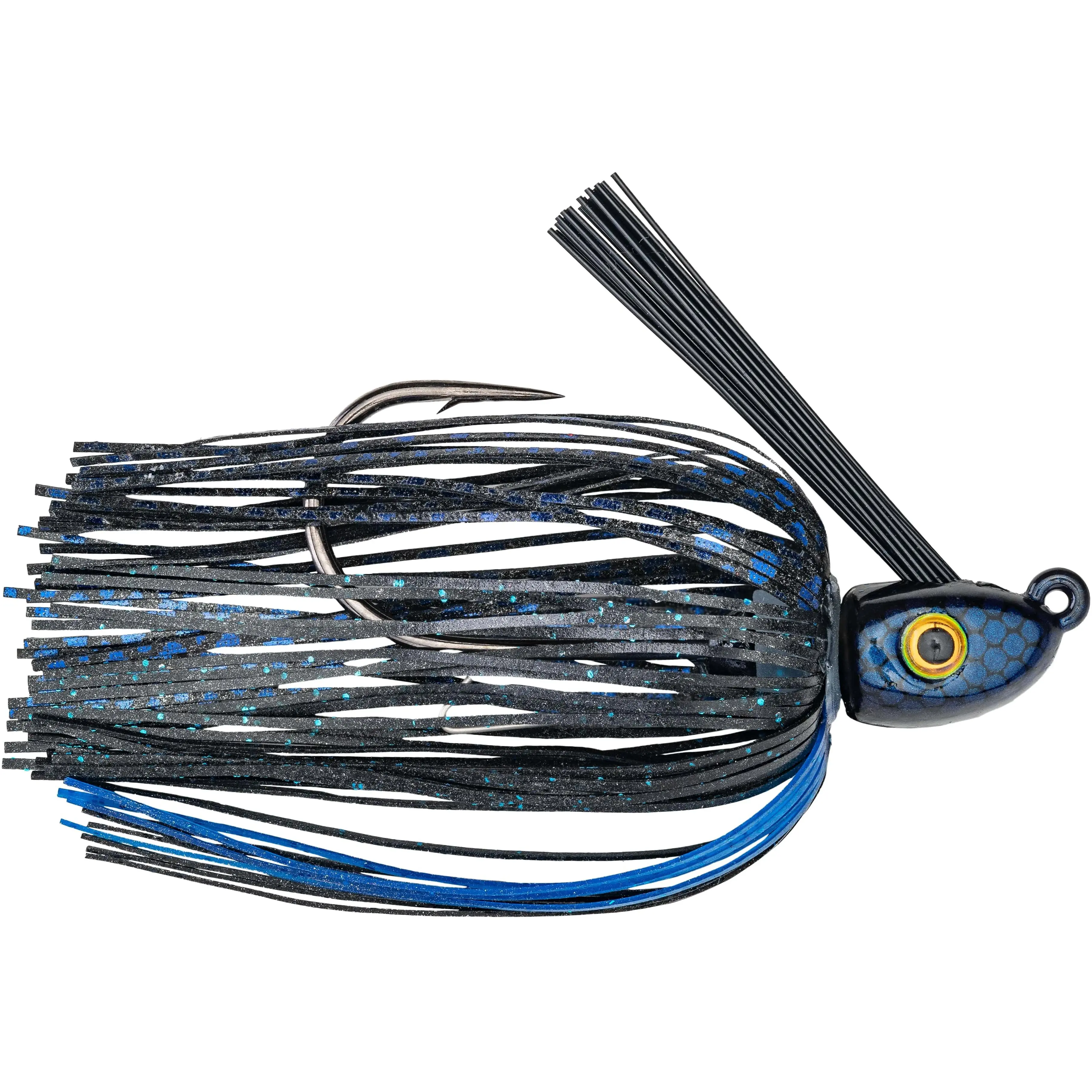 Heavy Cover Skirted Swim Jig, Tapered Weedless Lure for Big Bass Fishing in Thick Vegetation, Built with a Strong Gamakatsu Hook, Fishing Lures