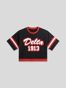 Delta Sigma Theta Black Short Sleeve Jersey