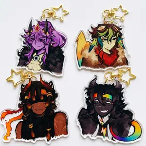 Unstable Universe MCYT YT Translucent Acrylic Keychain, YT portable universe & lifesteal SMP Keychains