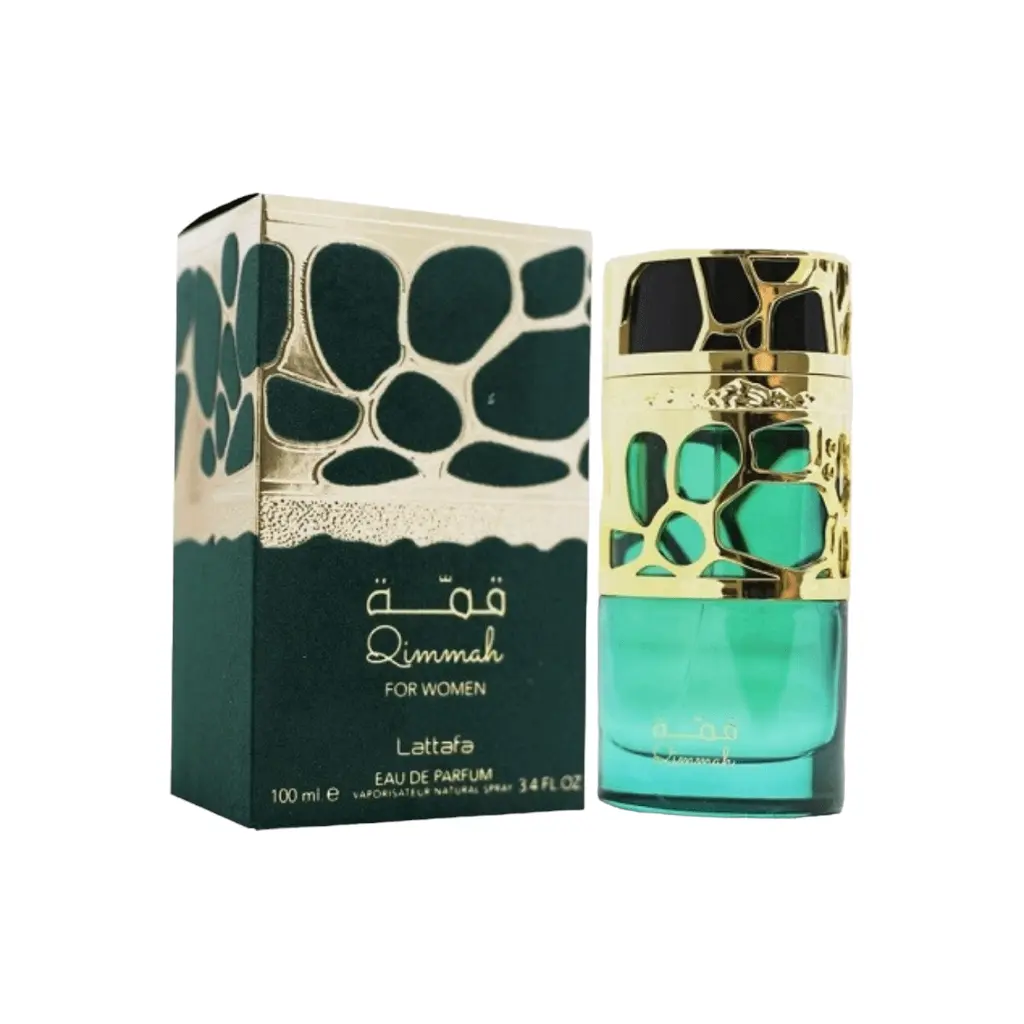 Lattafa | Qimmah | Women's Fragrance | 100 ML - 3.4 OZ | Eau De Parfum | Almond - Vanilla & Floral