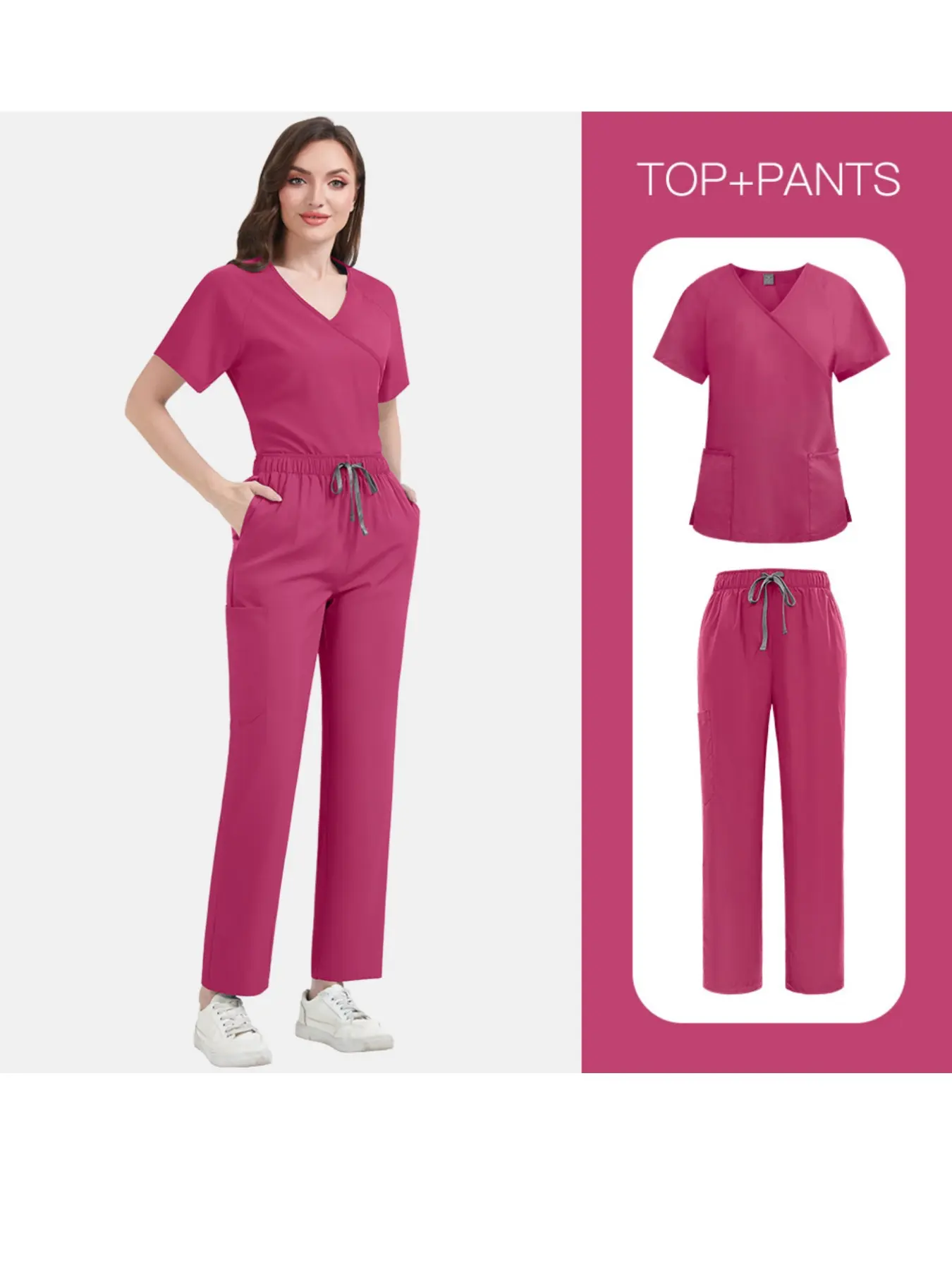 Mens Beauty Salon Postnatal Care Center Nanny Puppy Care Room Solid Color Overalls Pet Care Uniform Set Menswear Veterinary Work Clothes Surgical Scrubs Set Workwear Workwear Style