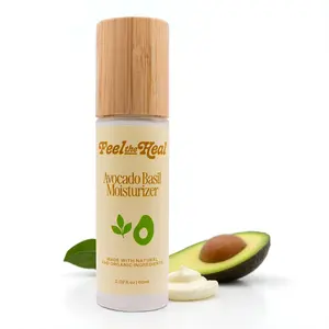 Feel the Heal Avocado Basil Face Moisturizer | Lightweight Daily Hydrating Cream