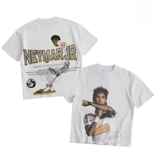 ⚽[Graphic Tee]Neymar Jr. Graphic Tee & Crewneck – 100% Cotton fashion shirt Adult & Youth Soccer Fan T-Shirt, Neymar Fan Merchandise, Y2K Vintage Summer Streetwear, Unisex Oversized Casual Top for Men, Boys & Kids, Trendy TikTok Fashion Tee, Gift for Socc