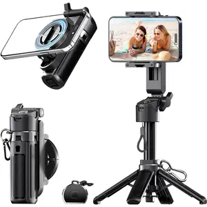 16.9" Tripod for Phone, Portable  in  Extendable Cell Phone Tripod Stand, Tall Travel Tripods for Recording Video Selfies Photo, with  Remote Control for ??Android