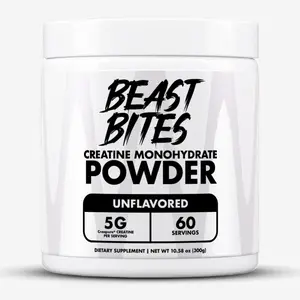 Creatine Monohydrate Powder (300g / 60 Servings) - BEAST