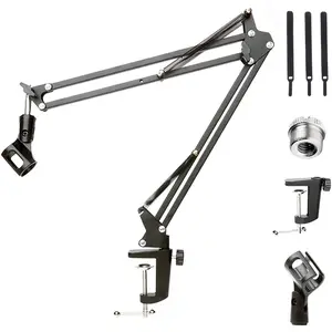 ASM-5 | Microphone Scissor Arm With Desk Clamp | Movo
