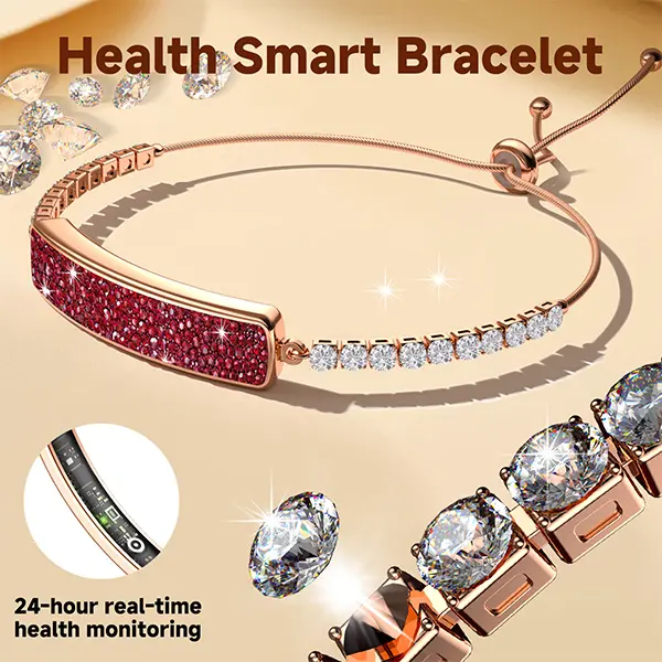 KPEP Women's Smart Bracelet with 2 Bands, 11g Lightweight Design, 24/7 Heart Rate & Blood Oxygen Monitor, Sleep Tracking, Remote Camera Control, 5ATM Waterproof Smart Wristband for Android iOS, Fitness Tracker for Ladies, tiktokshopbacktoschool