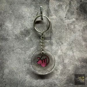 Mayans Laser Treasure - Ancient Bubble Mew - Acrylic Resin Keychain