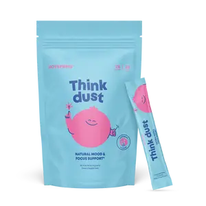 JoySpring Kids Saffron + Magnesium & L-Theanine | Calm Focus Support Powder | Sugar-Free Lemonade Sticks | Vegan | Ages 4+ | 30 Servings