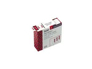 Smead 67090 A-Z Color-Coded Bar-Style End Tab Labels, Letter T, Red, 500/Roll