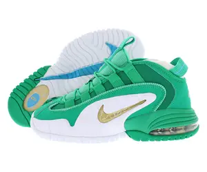 Nike Air Max Penny BG GS Boys Shoes Size 7, Color: Stadium Green/Metallic Gold
