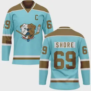TronX Sudbury Blue Bulldogs Shoresy 69 Series Adult Senior Fan Hockey Jerseys