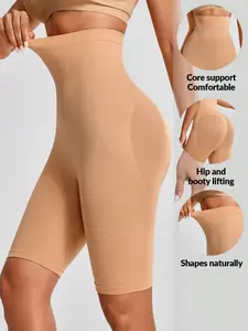 2-Pack High Waist Butt Lifting Shaping Pants 2 Pack, Strong Tummy Control and Natural Lift, Comfortable Ribbed Stretch Fabric for No Show Wear