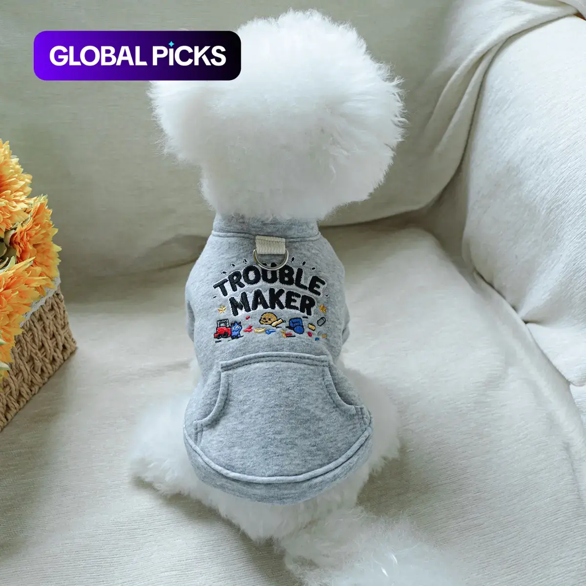 Adorable Pet Sweater for Small Dogs & Cats, Warm Knitwear for Teddy, Bichon, Pomeranian & Yorkie, Stylish Puppy Dog Clothes, Cute Pet Clothing #GLOBAL PICKS