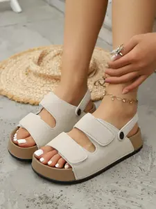 Women's Summer Beach Sandals, Comfortable Orthopedic Shoes for Daily Wear, Durable and Stylish One-Step Design, Rubber, Walking Shoes