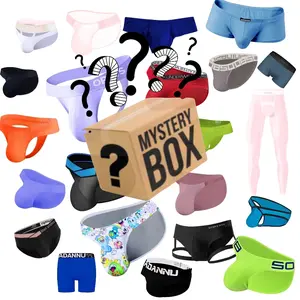 Sexy Men's Underwear Blind Box –Get Ready for a Surprise!  1, 2, or 3 Pairs Available,Men's underwear Boxer,Mystery Box Challenge,Surprise Gift Box Explosion for Brithday,Anniversary,Valentine's Day