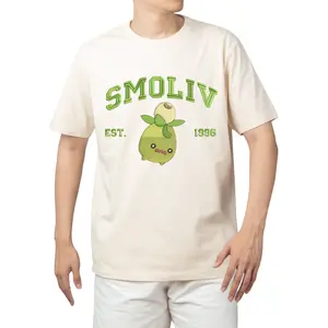 Pokémon SMOLIV Shirt, Pokemon Outfit, Anime T-Shirt, Pokemon gifts for Kid, men and Women