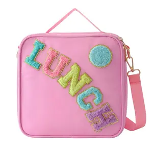 Portable Insulated Lunch Bag with Handle, Reusable Large Capacity Food Storage Tote for Office Work School Camping Picnic