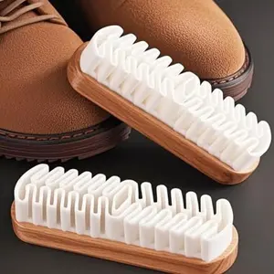 Suede Brush for Shoes Nubuck Brush Suede Eraser Suede Shoe Brush Suede Shoe Cleaner,Soft Suede Shoe Brush Cleaner, Suede Cleaning Brush for Shoes, Bags, Jacket, Purse, Sofa with Wooden Handle, Stain Eraser