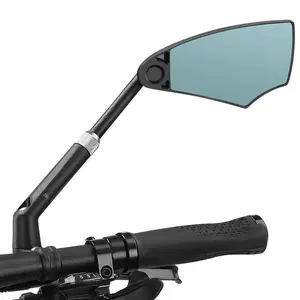 Bicycle Rearview Mirror, Bicycle Handlebar Rearview Mirror, Wide Angle Bicycle Mirror, Cycling Accessories for Bicycle, Electric Scooter, Mountain Bike, Bicycle Parts