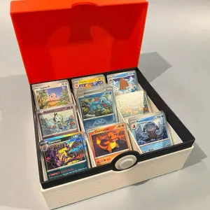 Pokémon Pokeball Card Storage Case | 9 Compartments | Holds 1,800 Cards | Large TCG Collection Organizer