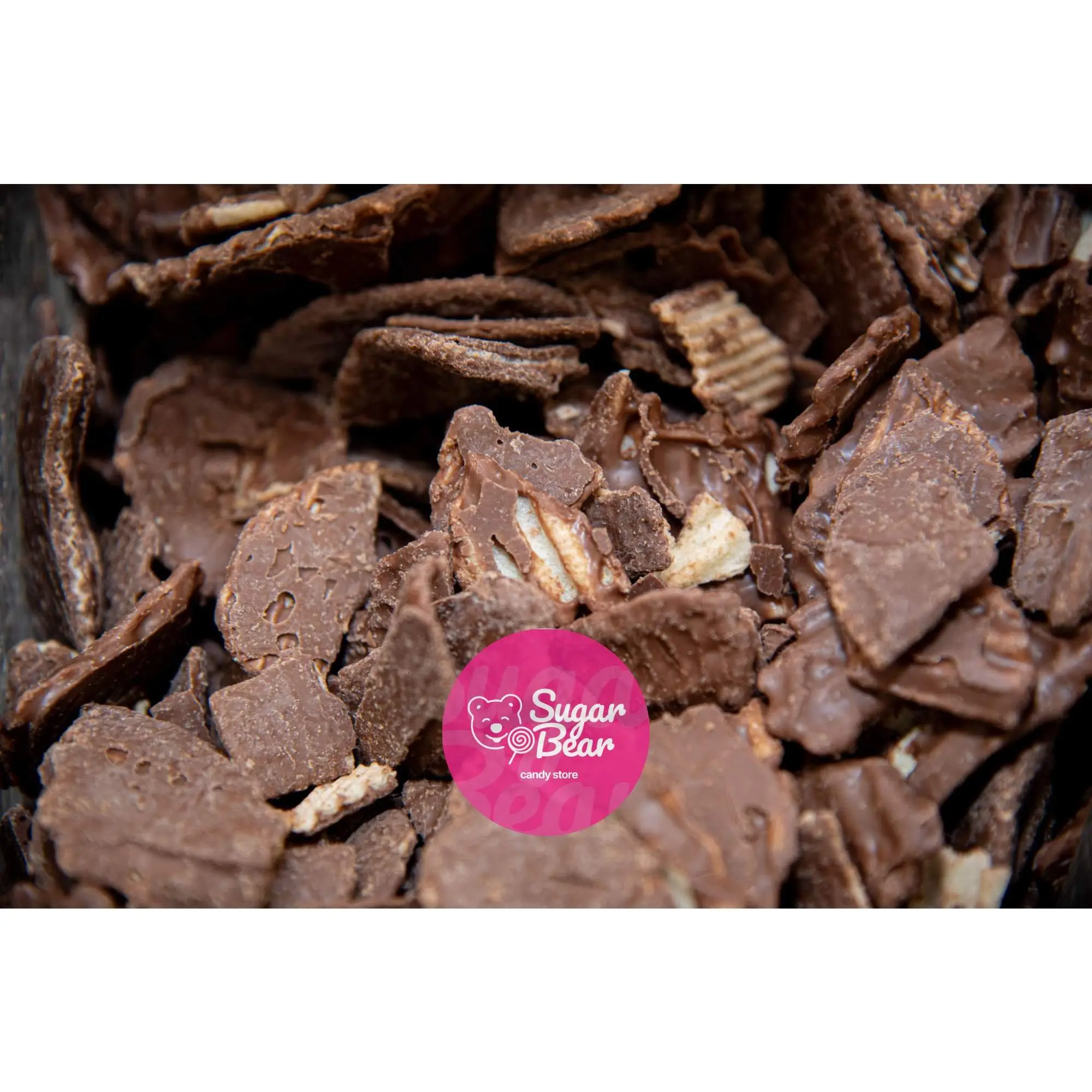 Chocolate Covered Potato Chips - Sweet, Salty and Crunchy Chocolate Covered Snack - 4 oz & 8 oz & 1 lb Chocolate Bag Dessert Bonbon