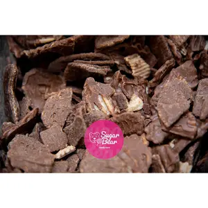 Chocolate Covered Potato Chips - Sweet, Salty and Crunchy Chocolate Covered Snack - 4 oz & 8 oz & 1 lb Chocolate Bag Dessert Bonbon