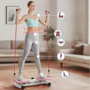 Waist Twister, Ab Machine with 300 lbs Weight Capacity, Abs Workout for Slim Waist and Core Ab Exercise, Noiseless Home Gym Exercise Equipment for Women Men, Waist Twisting Machine