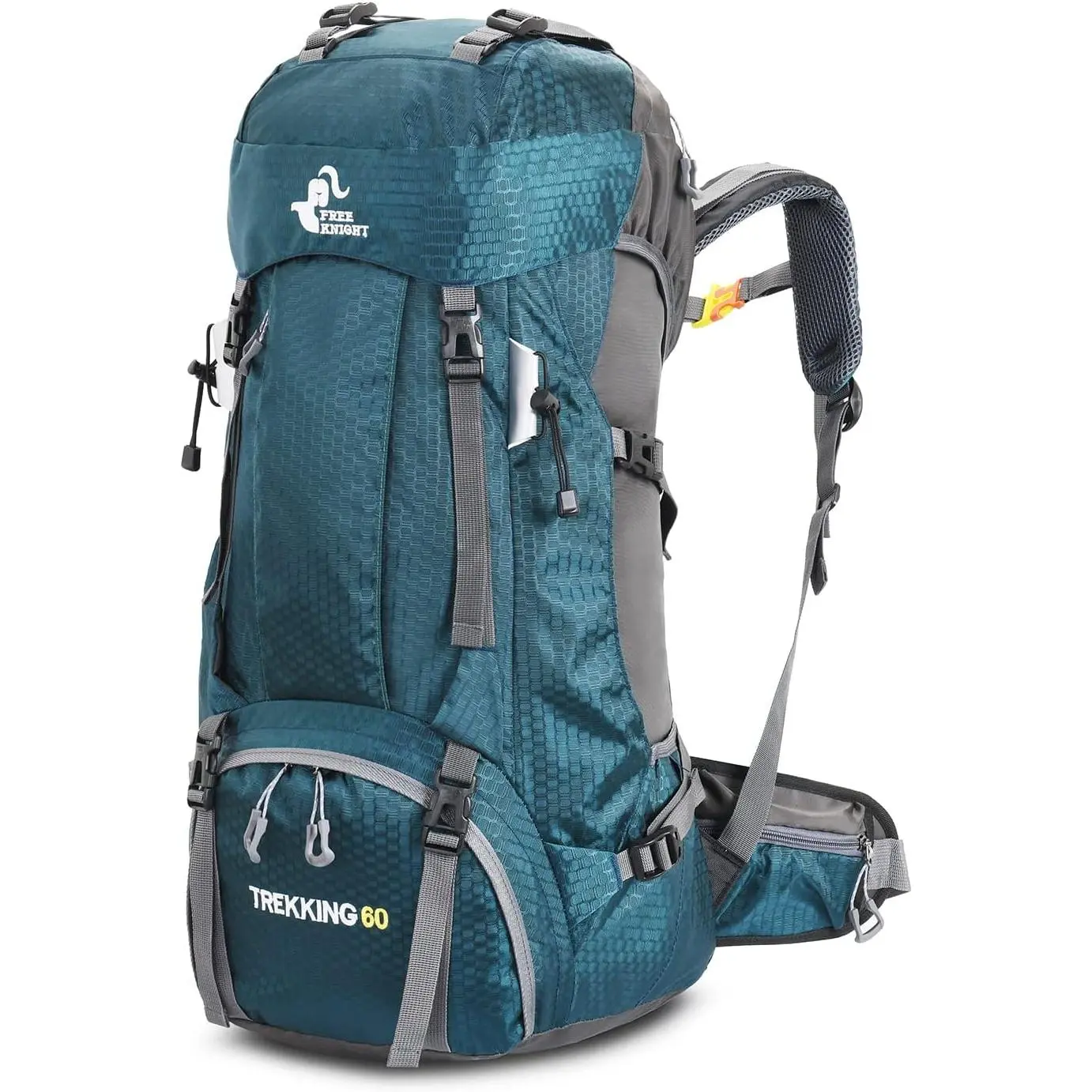 60L  Hiking Camping Backpack with Rain Cover, Large Outdoor  Travel Daypack Rucksack for Climbing