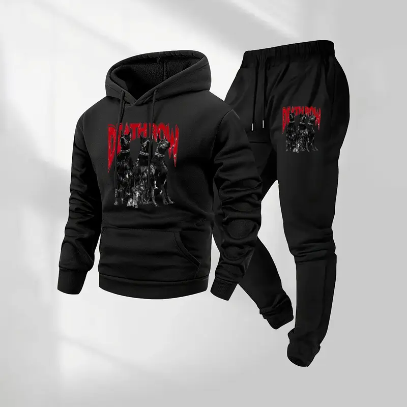 hoodie and sweatpants set mens - TikTok Shop