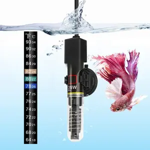 Mini Aquarium Heater 25W Small Fish Tank Heater 25 Watt with Free  Sticker