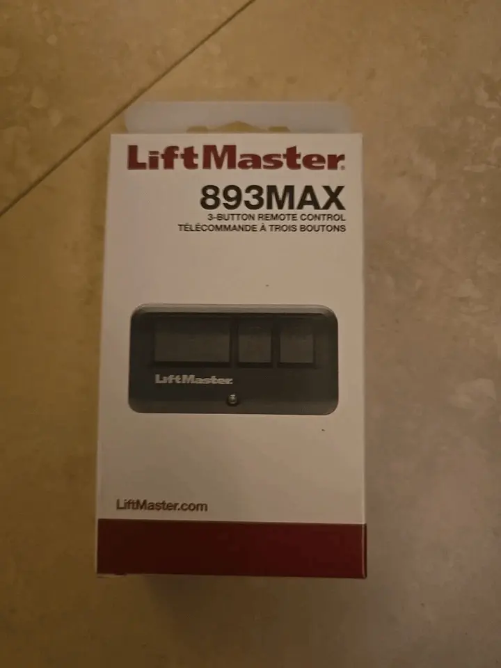LiftMaster 893Max Remote Control - Black