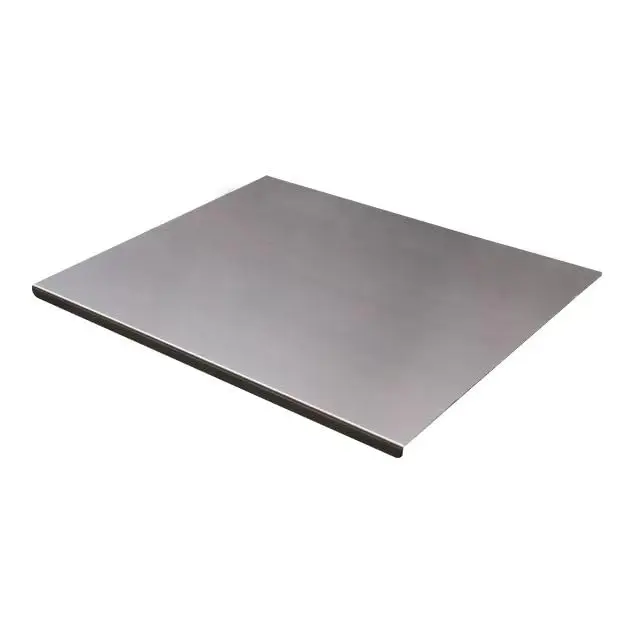 SUMZZZ Food Grade Stainless Steel Cutting Board with Lip, Kitchen Metal Chopping Board for Meat, Fruits, Baking