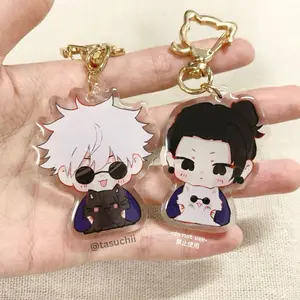 Cat Duo Anime Acrylic Keychain