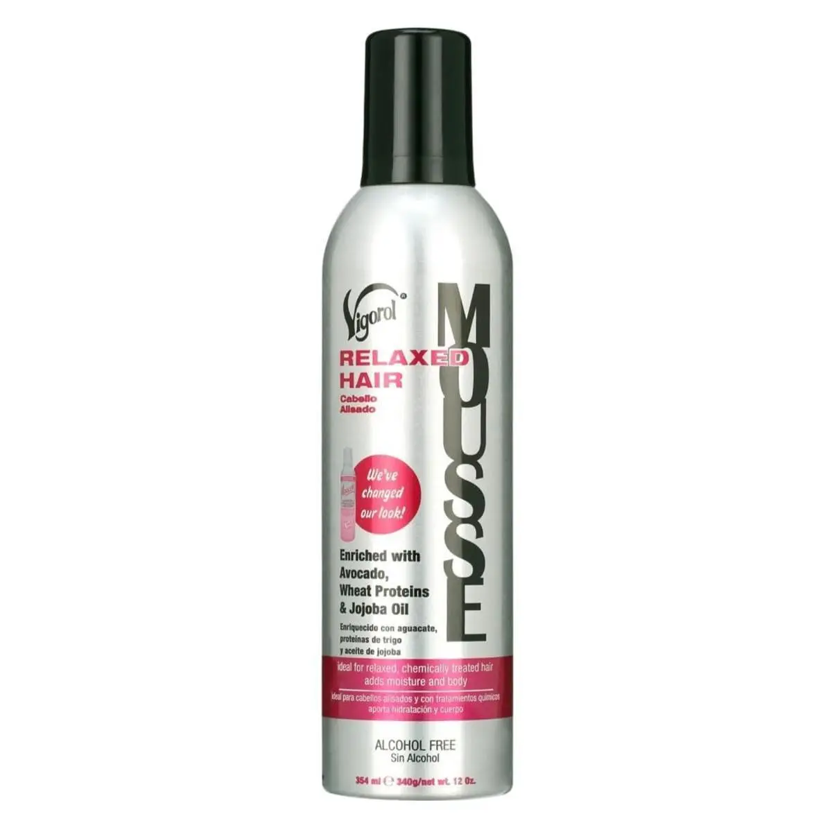 Vigorol Calming Haircare Mousse - Relaxed Hold, 12 oz.