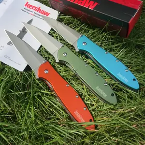 Hot Selling Multi-Purpose 1660 Folding Pocket Knives, 8cr13mov Blade Aluminum Handle, Camping Survival Outdoor Edc Tool, Multiple Colors Available