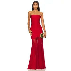 Deme by Gabriella Dahlia Gown in Maroon