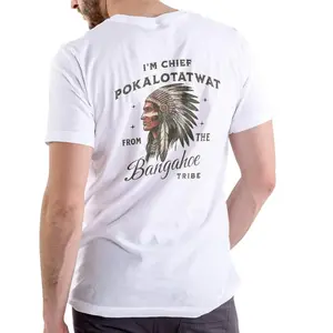 I'M CHIEF POKALOTATWAT FROM THE BANGAHOE TRIBE, Funny T Shirt, Unisex Cotton